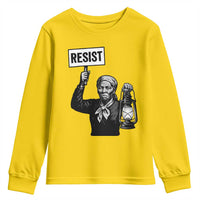 Harriet Tubman Says Resist Youth Sweatshirt Women Empowerment Quote - Wonder Print Shop