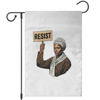 Funny Harriet Tubman Says Resist Garden Flag Black Pride Inspiration Gift - Wonder Print Shop