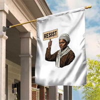 Funny Harriet Tubman Says Resist Garden Flag Black Pride Inspiration Gift - Wonder Print Shop