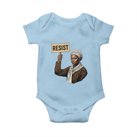 Funny Harriet Tubman Says Resist Baby Onesie Black Pride Inspiration Gift - Wonder Print Shop