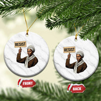 Funny Harriet Tubman Says Resist Ceramic Ornament Black Pride Inspiration Gift - Wonder Print Shop