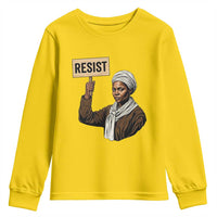 Funny Harriet Tubman Says Resist Youth Sweatshirt Black Pride Inspiration Gift - Wonder Print Shop