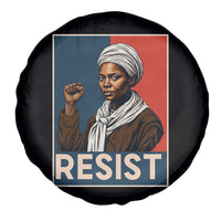 Funny Harriet Tubman Says Resist Spare Tire Cover Strong Black Woman Leader - Wonder Print Shop
