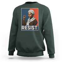 Funny Harriet Tubman Says Resist Sweatshirt Strong Black Woman Leader - Wonder Print Shop