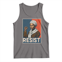 Funny Harriet Tubman Says Resist Tank Top Strong Black Woman Leader - Wonder Print Shop