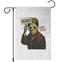 Funny Harriet Tubman Says Resist Garden Flag Female Empowerment History Gift - Wonder Print Shop