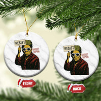 Funny Harriet Tubman Says Resist Ceramic Ornament Female Empowerment History Gift - Wonder Print Shop
