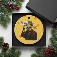Funny Harriet Tubman Says Resist Ceramic Ornament Female Empowerment History Gift - Wonder Print Shop