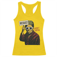 Funny Harriet Tubman Says Resist Racerback Tank Top Female Empowerment History Gift - Wonder Print Shop