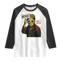 Funny Harriet Tubman Says Resist Raglan Shirt Female Empowerment History Gift - Wonder Print Shop