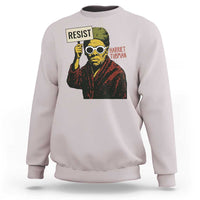 Funny Harriet Tubman Says Resist Sweatshirt Female Empowerment History Gift - Wonder Print Shop
