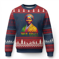 Harriet Tubman We Out Ugly Christmas Sweater Female Empowerment History Gift - Wonder Print Shop