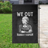 We Out Harriet Tubman Garden Flag Black Women Empowerment - Wonder Print Shop