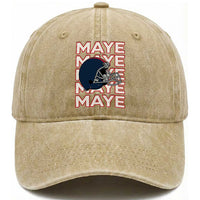 Maye Lover Washed Cotton Baseball Cap NE Quarterback Fan Gift