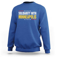 Solidarity With Minneapolis Sweatshirt Minnesota Community Support Gift