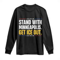 Stand With Minneapolis Long Sleeve Shirt Minnesota Community Support Gift