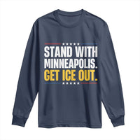 Stand With Minneapolis Long Sleeve Shirt Minnesota Community Support Gift