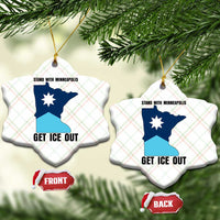 Stand With Minneapolis Ceramic Ornament Social Justice Support
