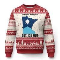 Stand With Minneapolis Ugly Christmas Sweater Social Justice Support