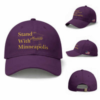 Stand With Minneapolis Baseball Cap Community And Social Justice Gift