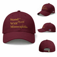 Stand With Minneapolis Baseball Cap Community And Social Justice Gift