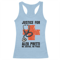 Justice For Alex Pretti Racerback Tank Top Minneapolis Support Gift