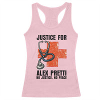 Justice For Alex Pretti Racerback Tank Top Minneapolis Support Gift