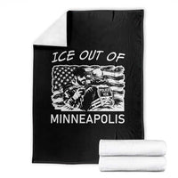Ice Out Of Minneapolis Throw Blanket Minnesota Protest Support Gift