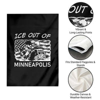Ice Out Of Minneapolis Garden Flag Minnesota Protest Support Gift