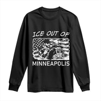 Ice Out Of Minneapolis Long Sleeve Shirt Minnesota Protest Support Gift