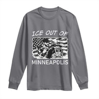 Ice Out Of Minneapolis Long Sleeve Shirt Minnesota Protest Support Gift