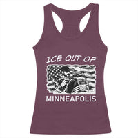 Ice Out Of Minneapolis Racerback Tank Top Minnesota Protest Support Gift