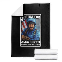 Justice For Alex Pretti Throw Blanket Minneapolis USA Support Gift