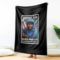 Justice For Alex Pretti Throw Blanket Minneapolis USA Support Gift
