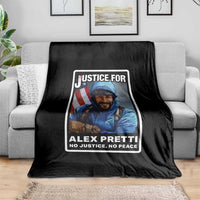 Justice For Alex Pretti Throw Blanket Minneapolis USA Support Gift