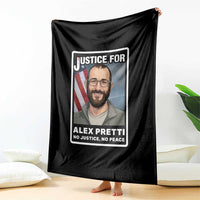 American Flag Minneapolis Support For Alex Gift Throw Blanket