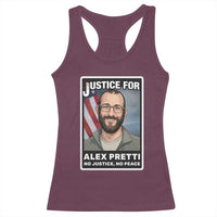 American Flag Minneapolis Support For Alex Gift Racerback Tank Top