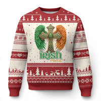 Irish Pride Celtic Cross Ugly Christmas Sweater Christian Gift