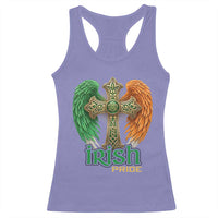 Irish Pride Celtic Cross Racerback Tank Top Christian Gift