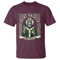 Saint Patrick Pray For Us T Shirt St Patricks Day Religious Gift