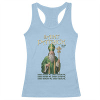 Saint Patrick Ora Pro Nobis Racerback Tank Top Irish Christian Prayer