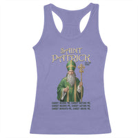 Saint Patrick Ora Pro Nobis Racerback Tank Top Irish Christian Prayer