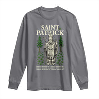 Saint Patrick Breastplate Prayer Long Sleeve Shirt Irish Christian Gift