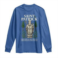 Saint Patrick Breastplate Prayer Long Sleeve Shirt Irish Christian Gift