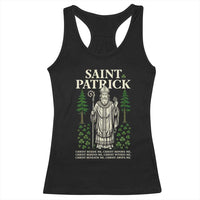 Saint Patrick Breastplate Prayer Racerback Tank Top Irish Christian Gift