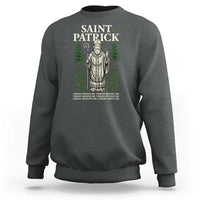 Saint Patrick Breastplate Prayer Sweatshirt Irish Christian Gift