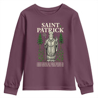 Saint Patrick Breastplate Prayer Youth Sweatshirt Irish Christian Gift