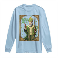 Saint Patrick Go'n Git Long Sleeve Shirt Funny St Patricks Day Snake Legend