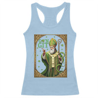 Saint Patrick Go'n Git Racerback Tank Top Funny St Patricks Day Snake Legend