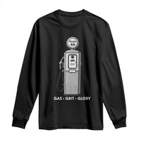 Route Highway 66 Americana Road Trip Long Sleeve Shirt Gas Grill Glory